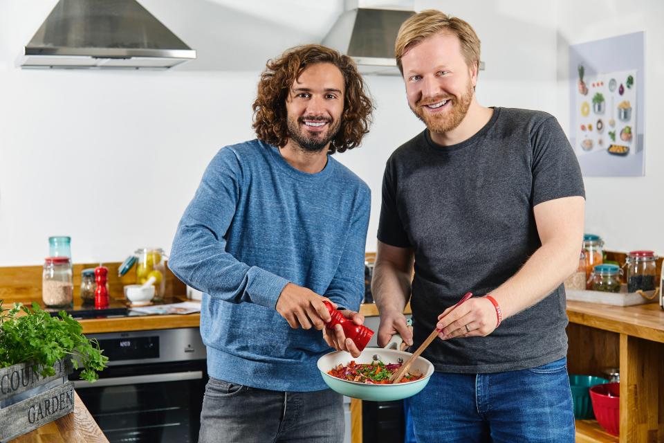 Gousto investor, Joe Wicks, with founder-CEO Timo Boldt (Gousto)