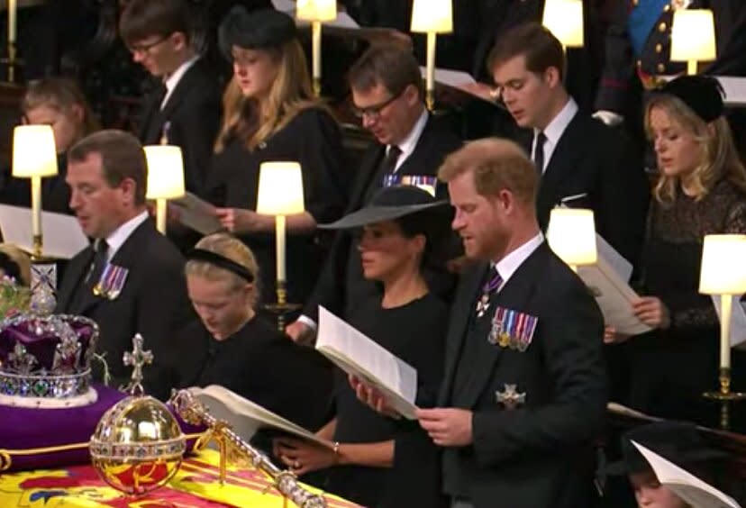 queen funeral prince harry