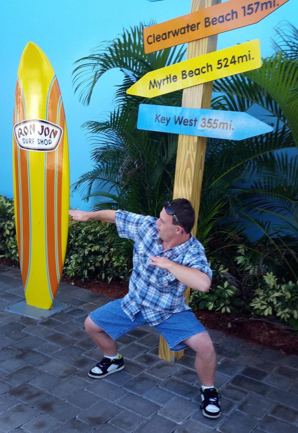 Surfing is among the sports that Bobby Campbell, who has participated in Special Olympics, enjoys.