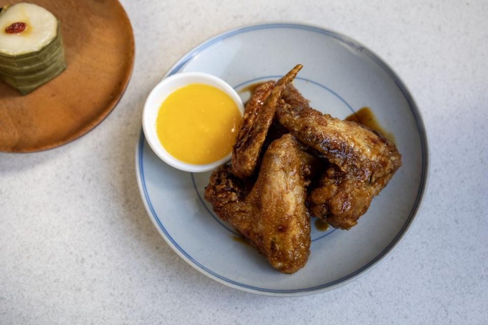 Sticky-sweet cola chicken wings (Adrian Lourie)