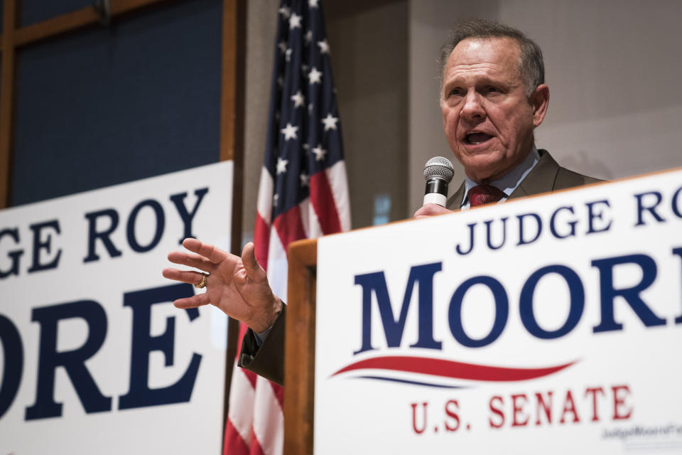 Former Alabama judge Roy Moore. (Photo: The Washington Post via Getty Images)