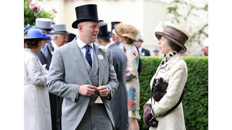 Mike Tindall and Princess Anne at Royal Ascot 2019