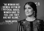 <p>« Aucune femme ne devrait être victime de violences physiques. Les femmes doivent savoir qu’elles ne sont pas seules. »</p>