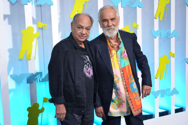 <p>Cheech Marin and Tommy Chong</p><p>Photo by Kevin Mazur/Getty Images for MTV/Paramount Global</p>