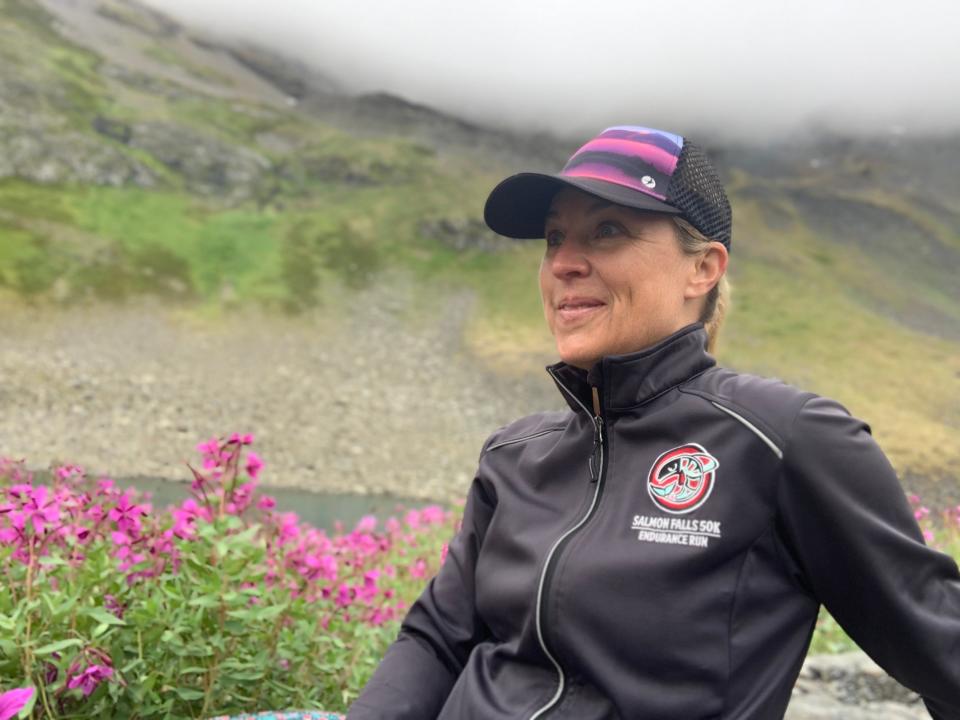 Enjoying quiet and stillness amidst the wildflowers and wilderness – and no cell or wifi connection – on Alaska's Kenai Peninsula.