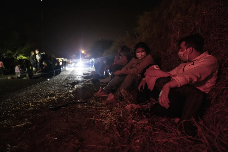 Grupo de migrantes. (Photo by Benjamin Lowy/Getty Images).