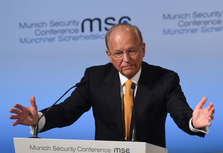 Wolfgang Ischinger, Germany's former ambassador to Britain, said the global political situation was unprecedented in modern times at the Munich Security Conference