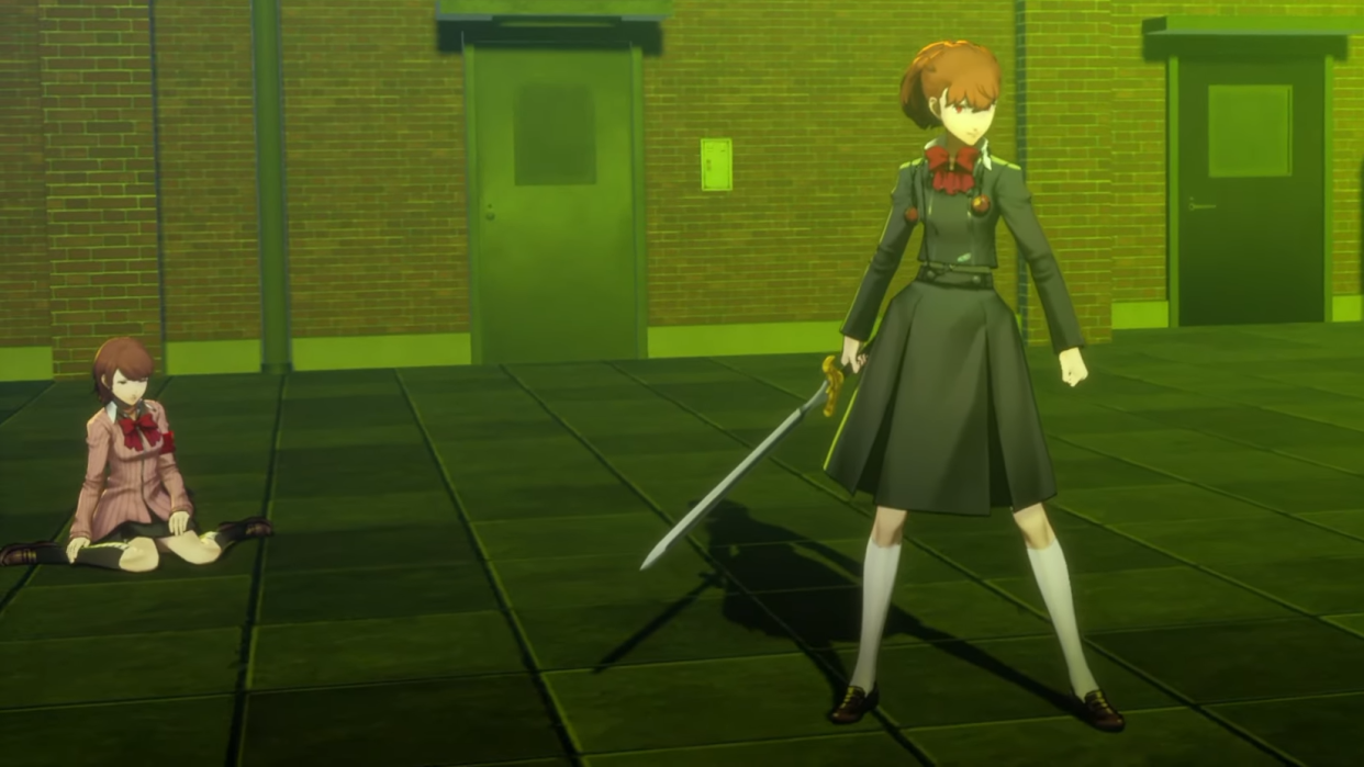  Kotone Shiomi defends Yukari in a mod for Persona 3 Reload. 