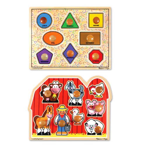 Jumbo Knob Wooden Puzzles