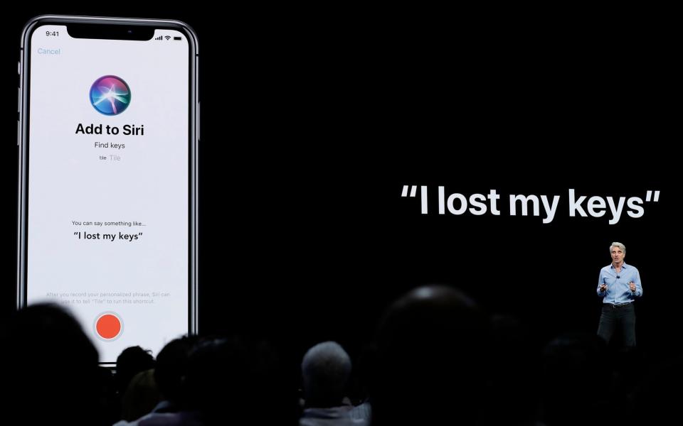 Siri at WWDC 2018 - AP