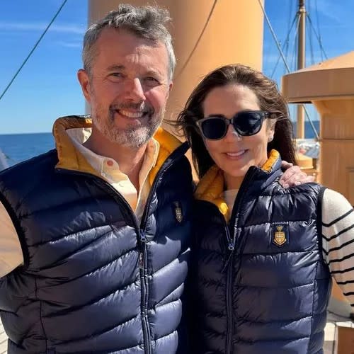  King Frederik and Queen Mary. 