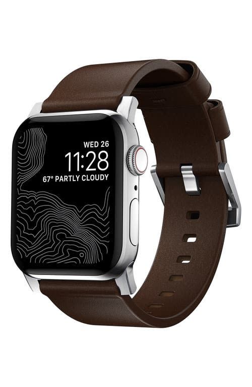 15) Leather Apple Watch Strap