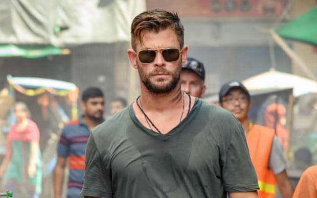 Chris Hemsworth in "Extraction" <p>Netflix</p>