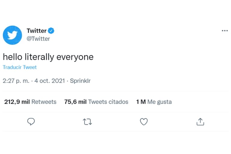 El mensaje de Twitter ante la caída de sus competidores