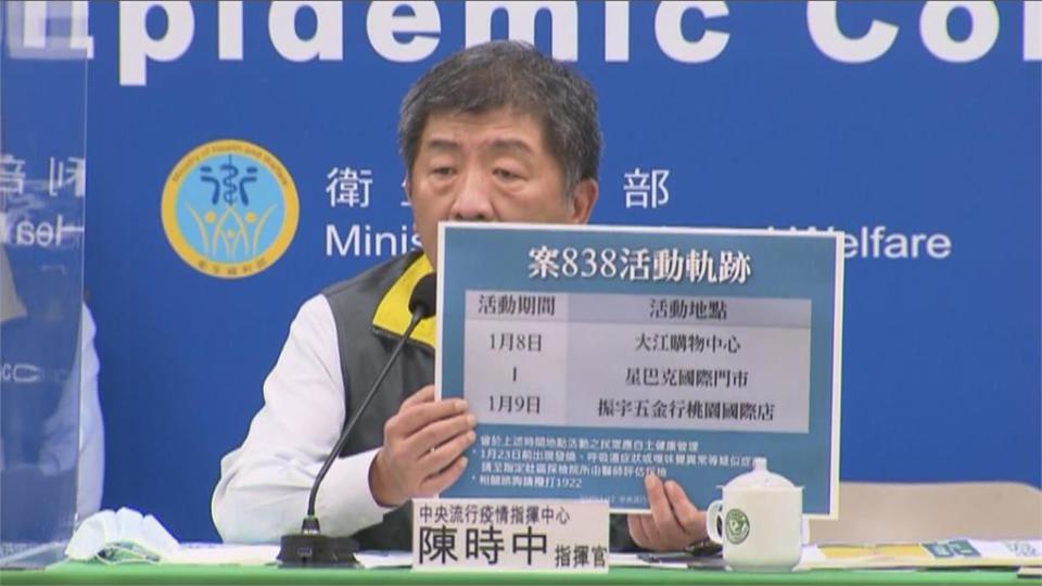 快新聞／院內感染！2醫護確診活動足跡曝光 指揮中心晚間「更正軌跡」