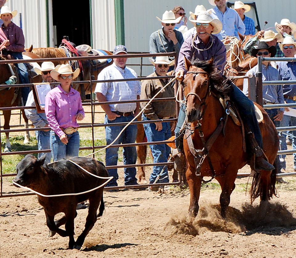 Tyan Johnson of Sisseton has qualified to compete in the National High School Rodeo Finals July 17-23 at Gillette, Wyo. Tyan and his brother Tate qualified at the South Dakota State High School Rodeo Finals last week in Fort Pierre, finishing as the top team in season points for team roping.