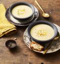 <p>Serve small cups of this light but cozy soup before moving onto a hearty plate of <a href="https://www.goodhousekeeping.com/food-recipes/a6232/corned-beef-cabbage-potatoes-2505/" rel="nofollow noopener" target="_blank" data-ylk="slk:corned beef and cabbage;elm:context_link;itc:0;sec:content-canvas" class="link ">corned beef and cabbage</a>.</p><p>Get the <strong><a href="https://www.goodhousekeeping.com/food-recipes/easy/a29428925/potato-leek-soup-recipe/" rel="nofollow noopener" target="_blank" data-ylk="slk:Potato Leek Soup recipe;elm:context_link;itc:0;sec:content-canvas" class="link ">Potato Leek Soup recipe</a></strong>. </p>