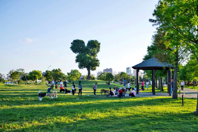 南興公園實景。（圖/富比士地產王提供）