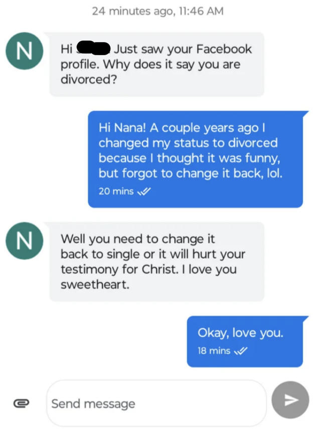 My grandma thinks LOL means lots of love : r/oldpeoplefacebook