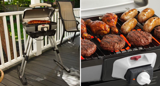 Portable Tabletop Gas Grill - Innovative Grilling Tools 