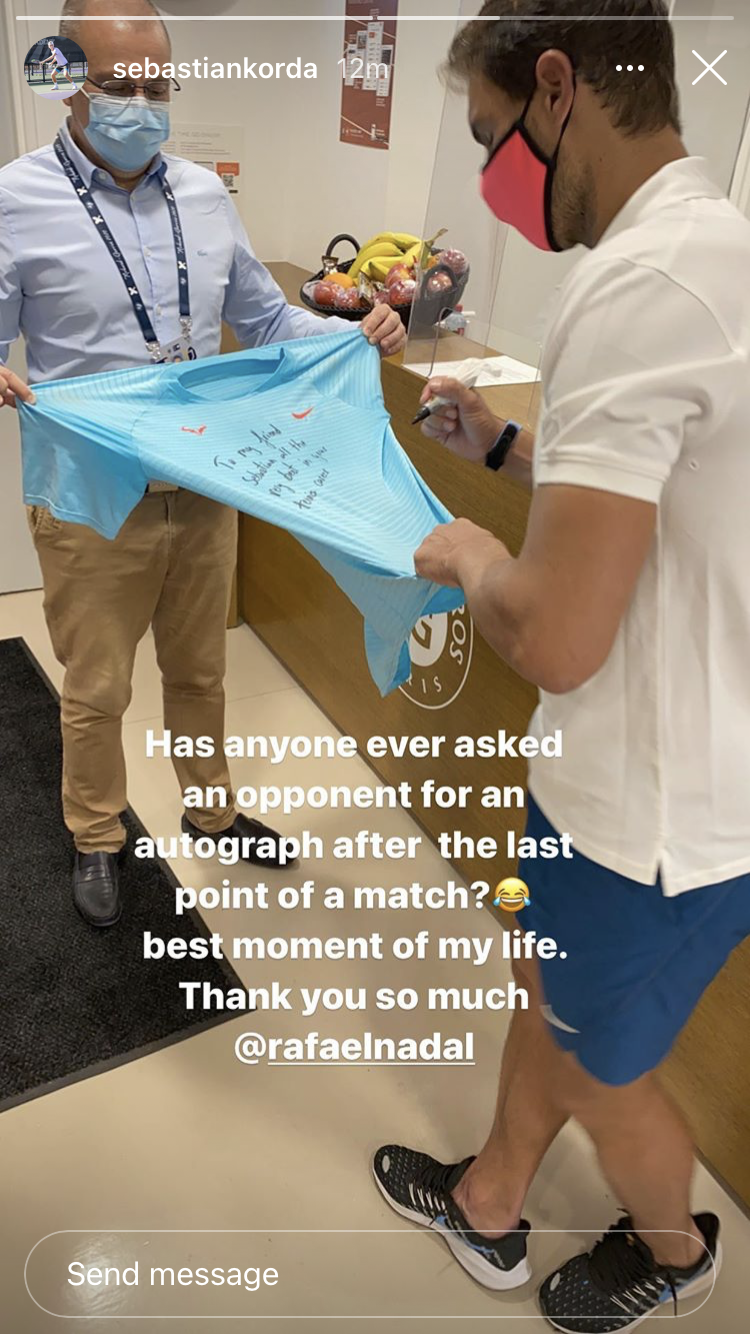 Sebastian Korda Instagram