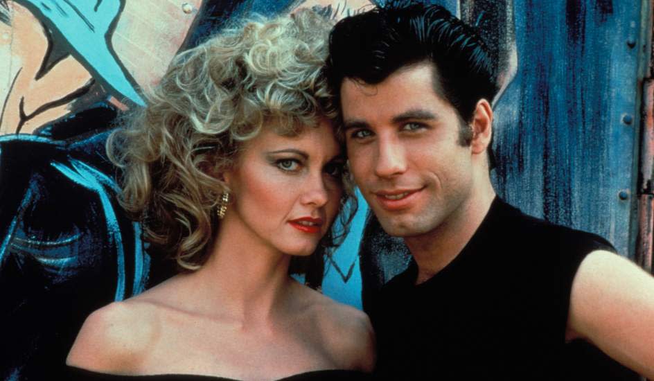 Olivia Newton-John and John Travolta in<em> Grease</em> (Paramount)