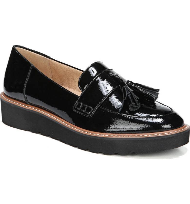 <strong>Sizes</strong>: 4 to 12&lt;br&gt;<br />Get them at <strong><a href="http://shop.nordstrom.com/s/naturalizer-august-loafer-women/4756224?origin=category-personalizedsort&amp;fashioncolor=BLACK%20PATENT%20LEATHER" target="_blank" rel="noopener noreferrer">Nordstrom</a></strong>.