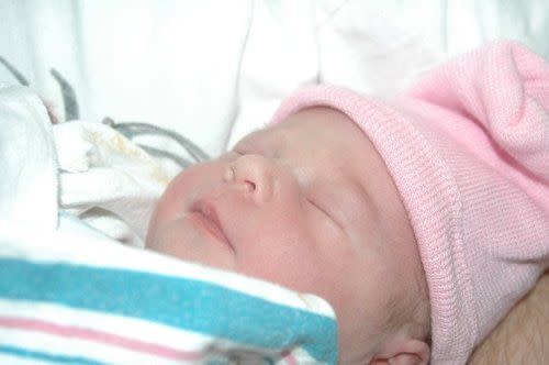 newborn baby girl