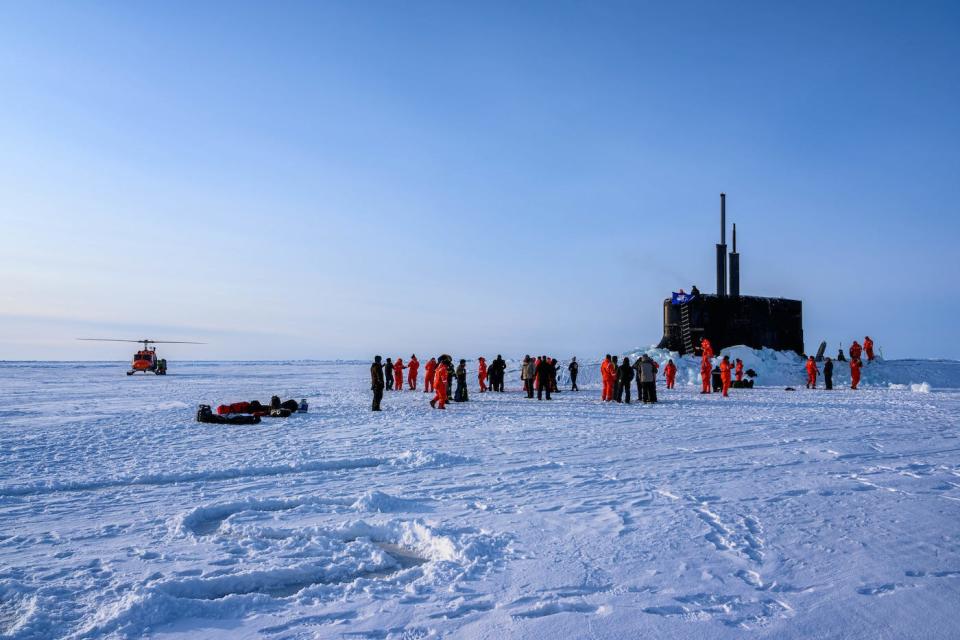 ICEX 2020 Navy submarine Arctic