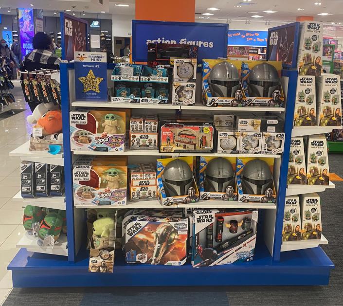 The Star Wars section.