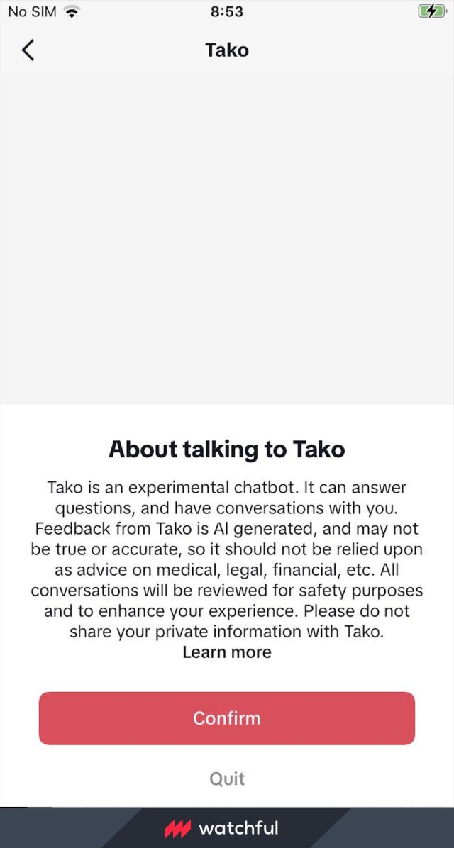 TikTok Is Testing an AI Chatbot Named Tako