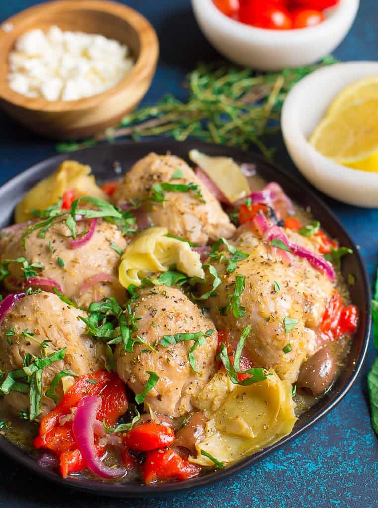 Slow-Cooker Greek Chicken