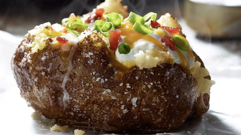 LongHorn Steakhouse loaded baked potato