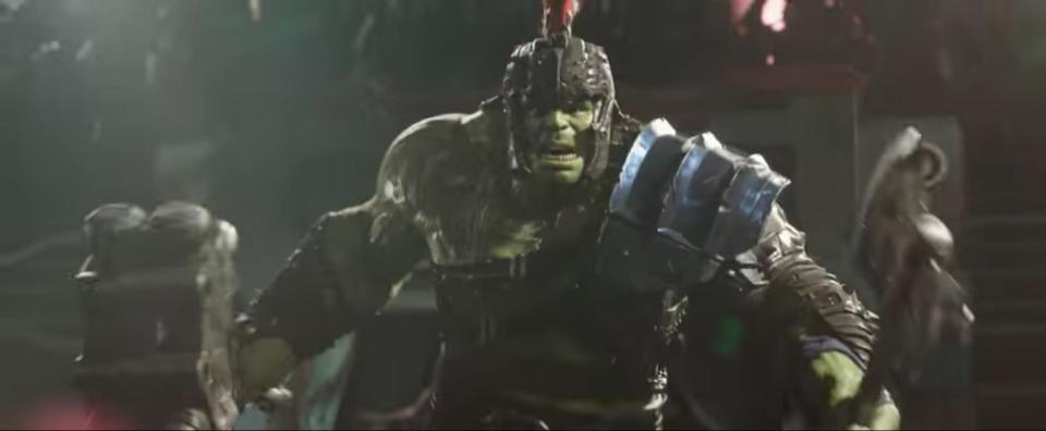 The Hulk gets ready to smash in <em>Thor: Ragnarok</em>. (Photo: Marvel Studios)