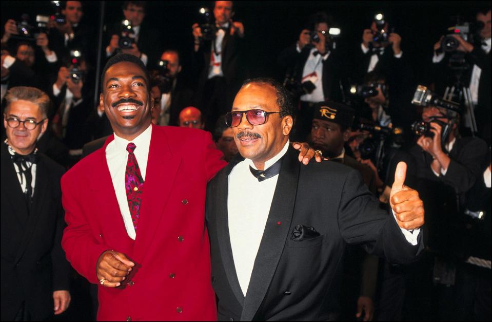 Quincy Jones with Eddie Murphy, 1991