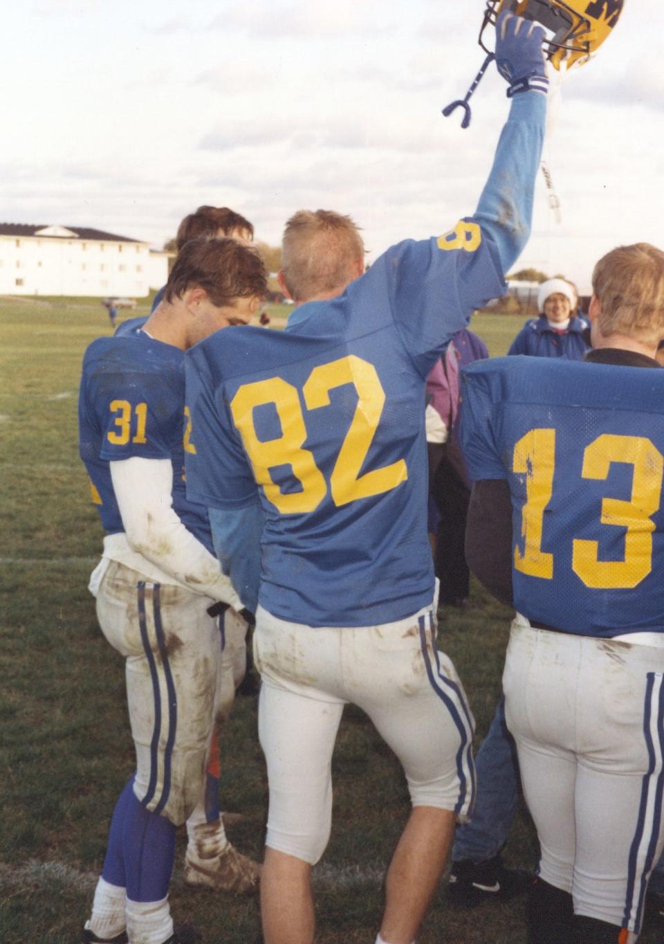 Nate Oats in his football playing days in Watertown, Wisconsin.