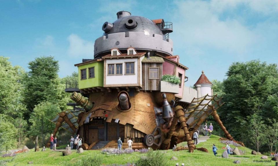 Howl's Moving Castle from the Studio Ghibli Theme Park