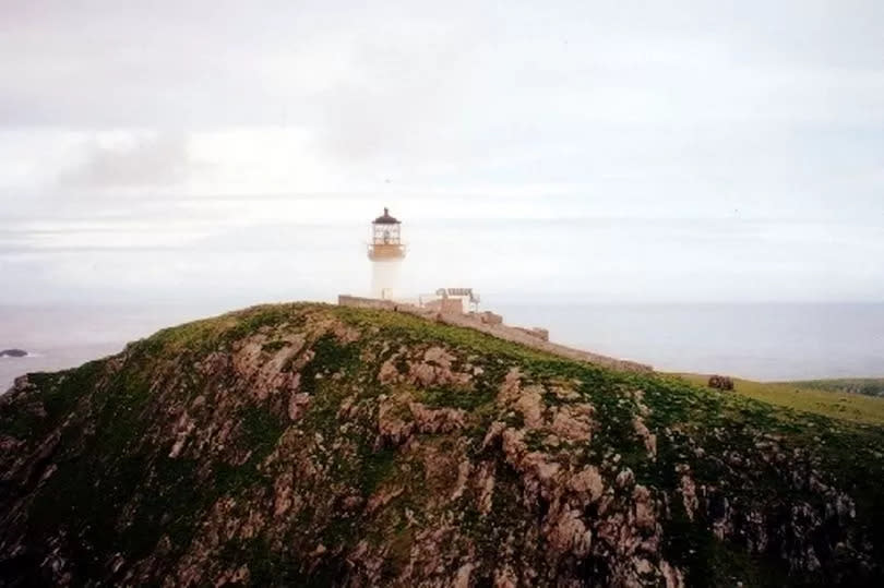 The lighthouse on the remote Flannan Islands.