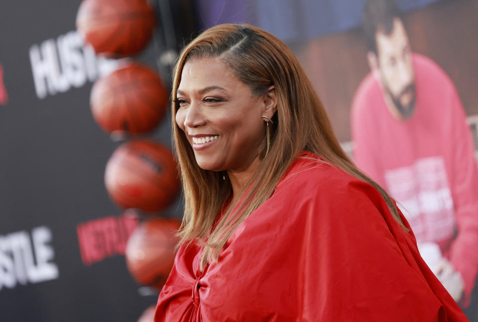 US actress Queen Latifah arrives for Netflix's Los Angeles premiere of 