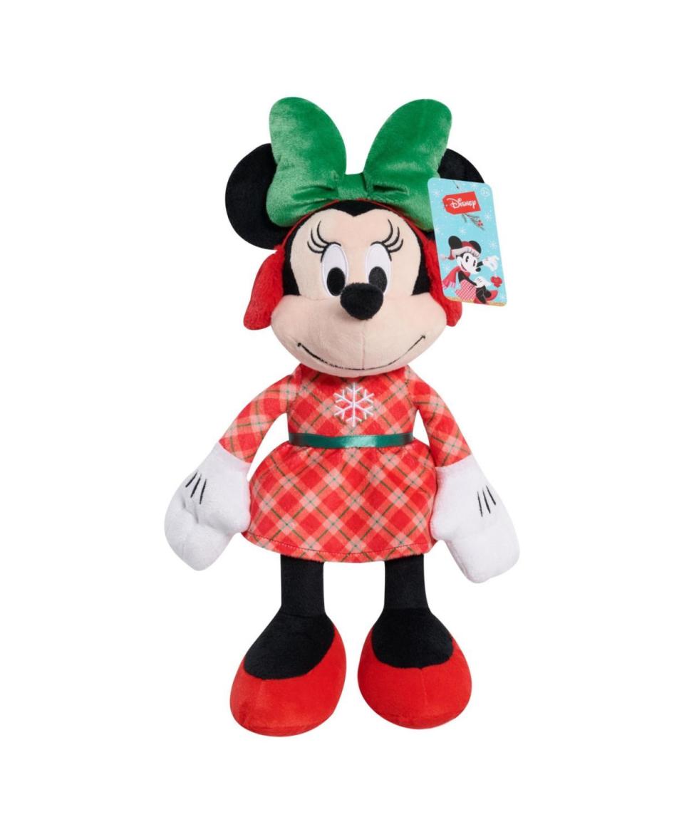 6) Disney Holiday Large Plush Minnie