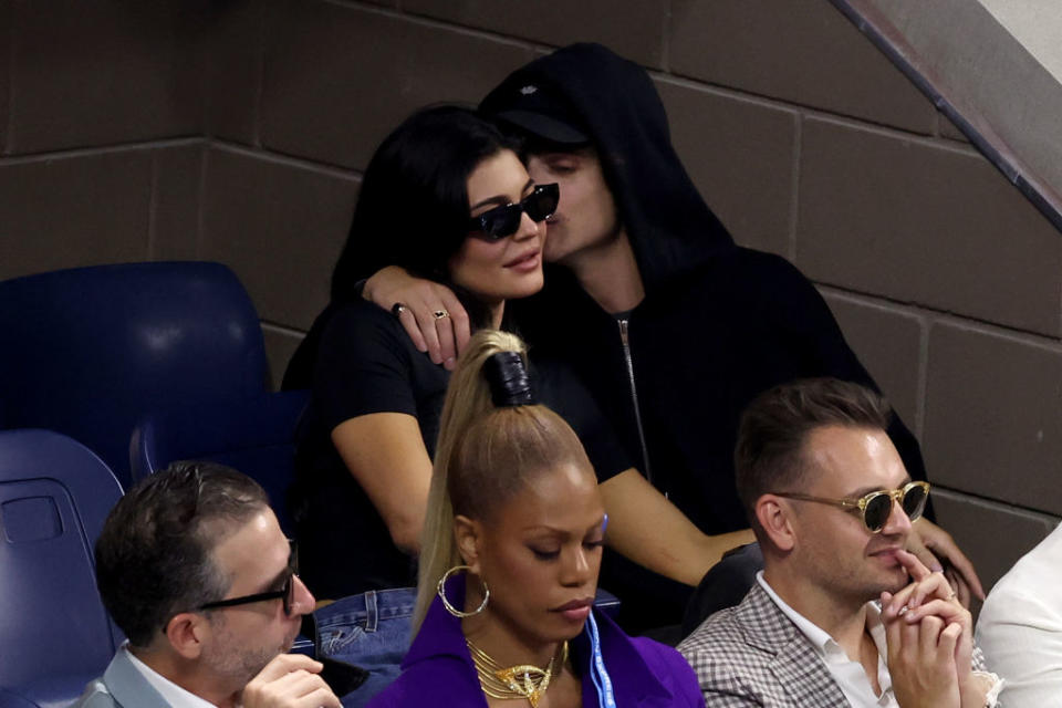 September 2023: Kylie Jenner & Timothée Chalamet make out at the US Open