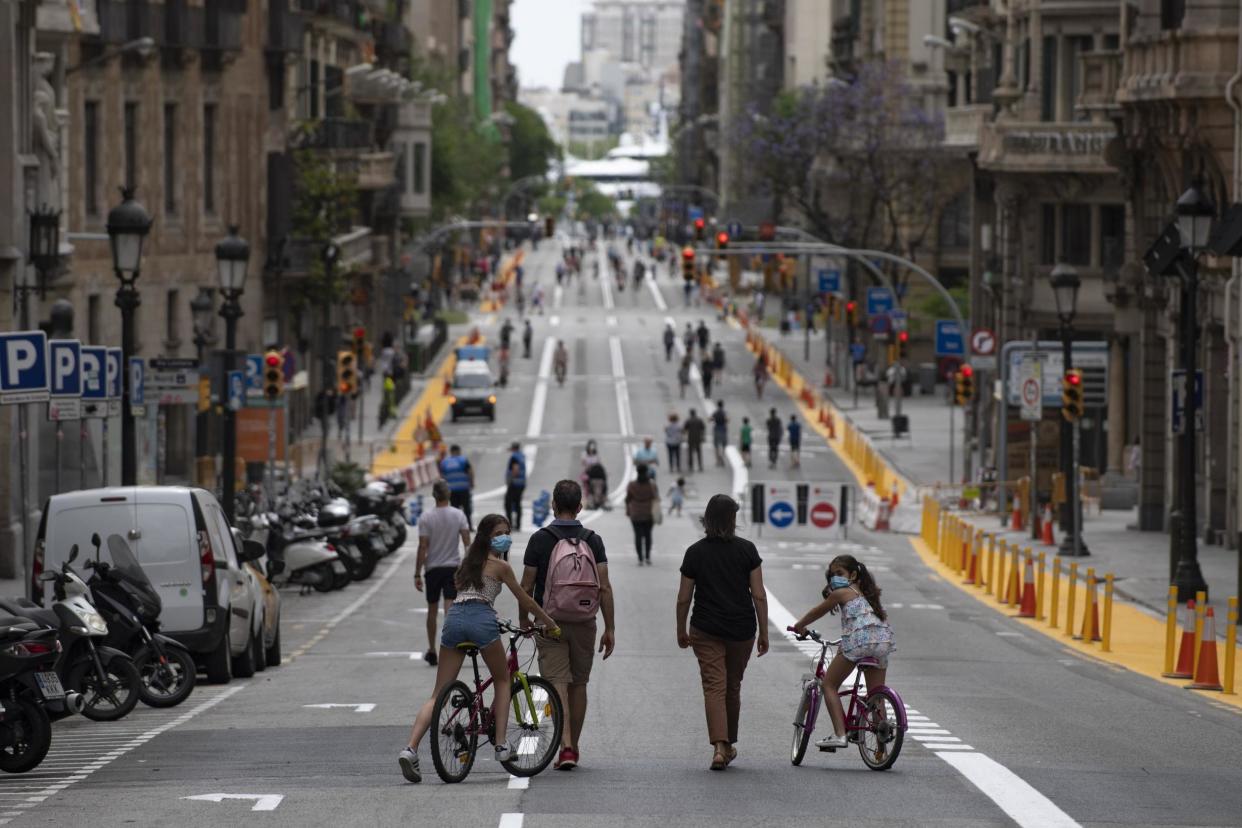 Spain was one of the worst hit countries but is starting to reopen again: AFP via Getty Images