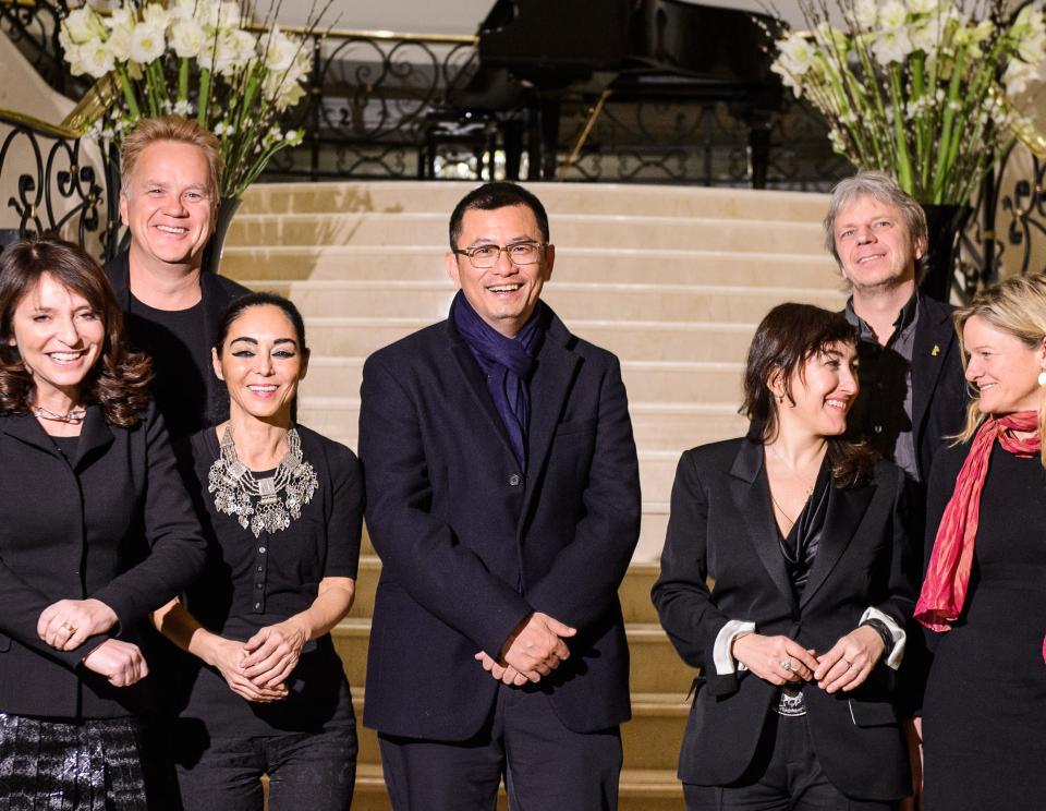 A pre-Currywurst photo of the international jury of the 2013 Berlinale.