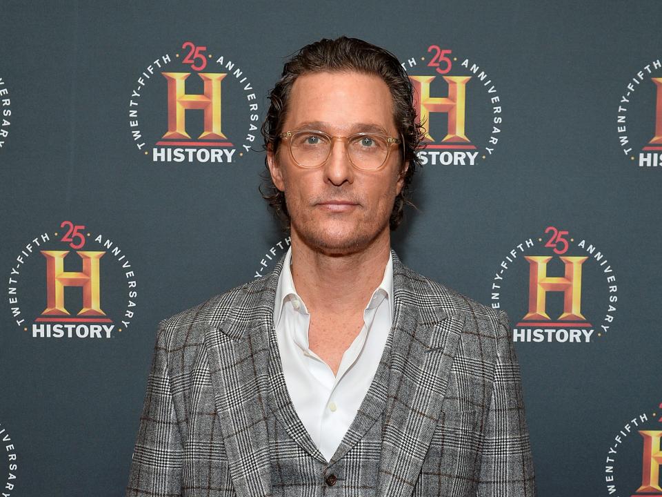 Matthew McConaughey at Carnegie Hall on 29 February 2020 in New York City (Noam Galai/Getty Images for HISTORY/Getty)