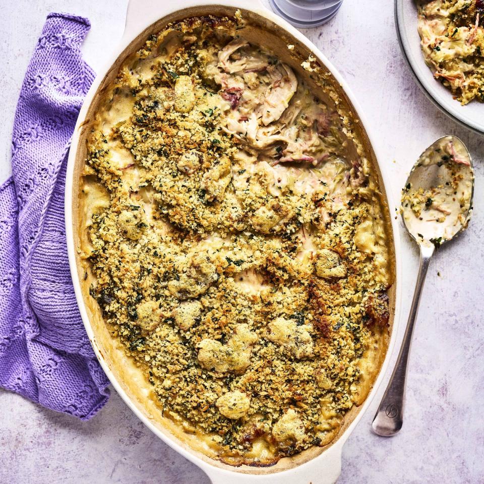 turkey and ham crumble