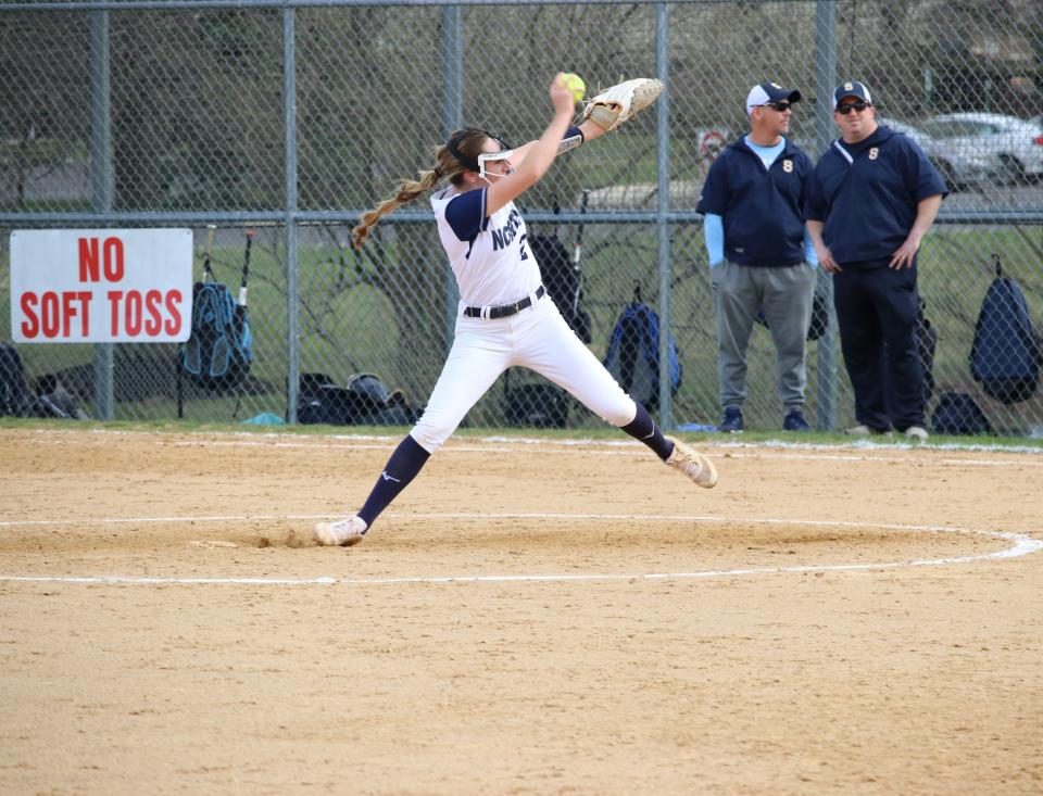 Freshman Olivia Schlindwein helped CR North softball capture a District One playoff berth.