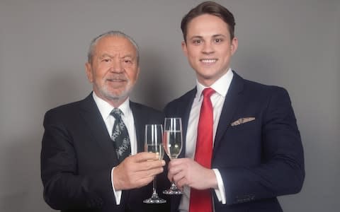 James White and Lord Sugar - Credit: Yui Mok /PA 