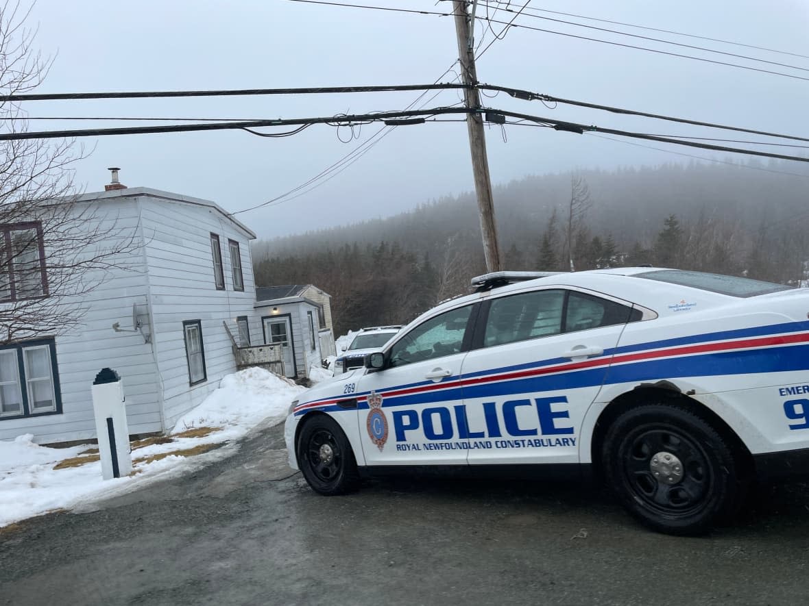 Police were called to a residence in Torbay just before midnight last night. (Ryan Cooke/CBC - image credit)