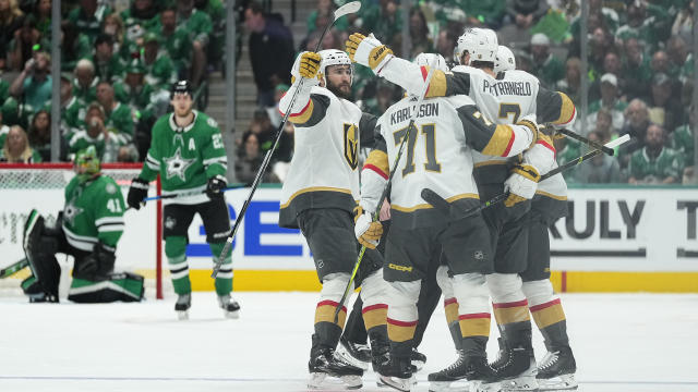 The Golden Knights got the better of the Stars for the third consecutive game in Round 3 of the NHL playoffs. (Photo by Jeff Bottari/NHLI via Getty Images)