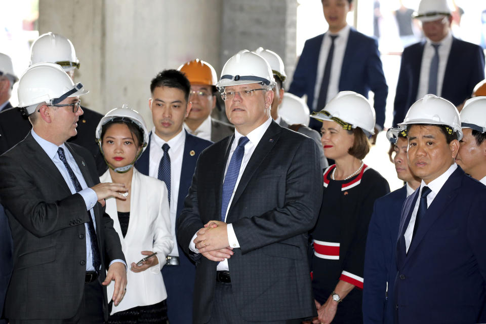 Australian Prime Minister Scott Morrison. (AP Photo/Duc Thanh)